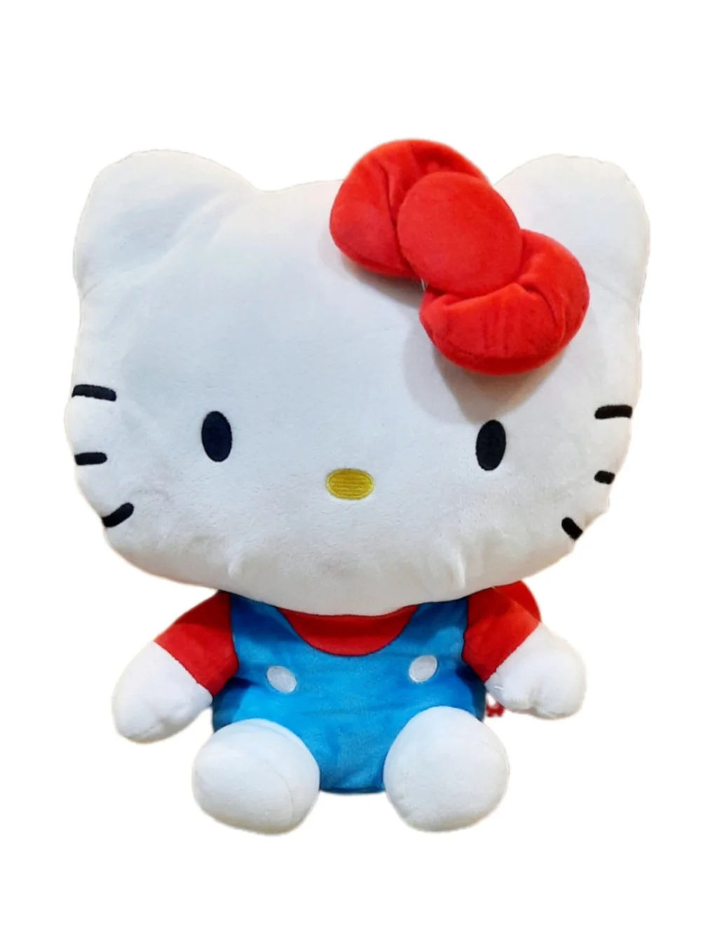 Hello Kitty Sanrio Plush Backpack 16” Red Bow Double Straps Adjustable